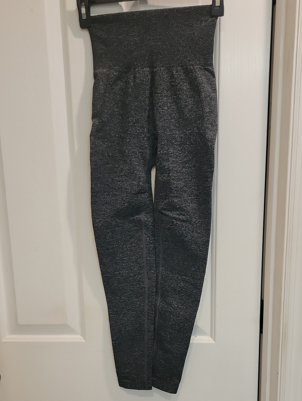 High-Waist Jr's Gray Active Leggings